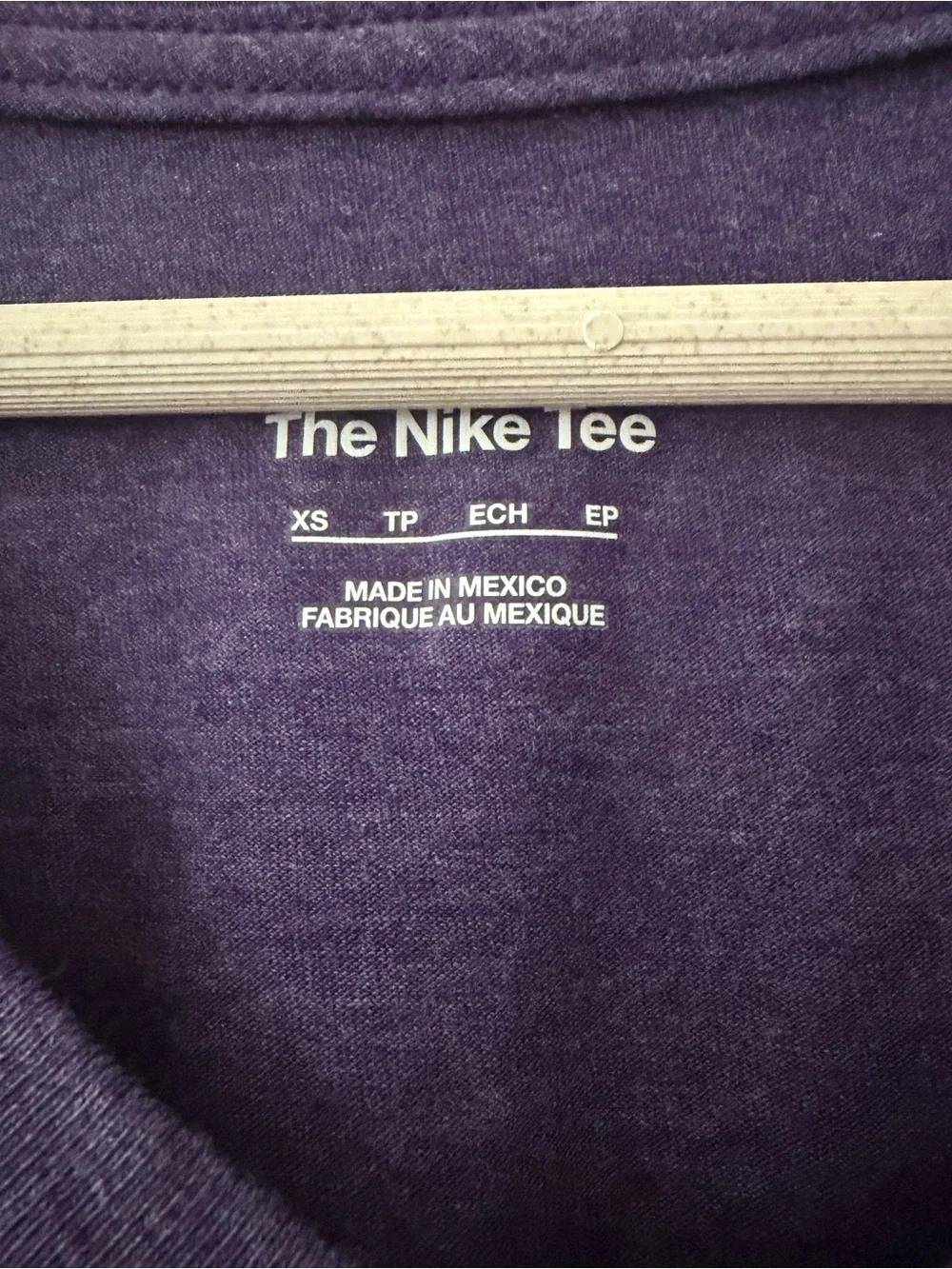 Nike Women’s Purple Williams College V-Neck Tee Shirt